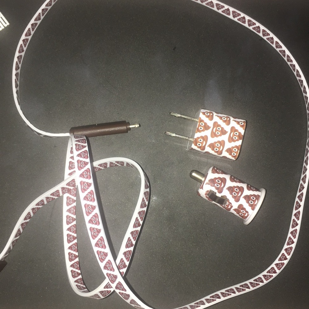 Emoji iPhone Charging cord